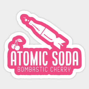 Atomic Soda Bombastic Cherry Sticker